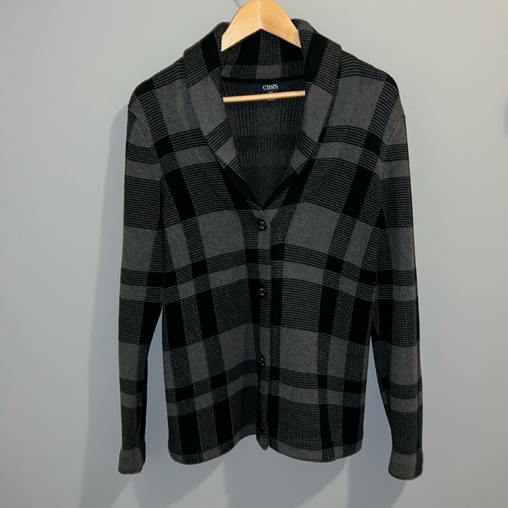 RALPH LAUREN CHAPS SWEATER BLAZER (L)